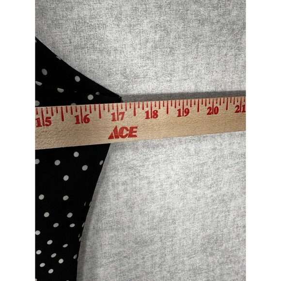 Forever 21 Black Polka Dot Tiered Mini Dress Size Small - Picture 3 of 6